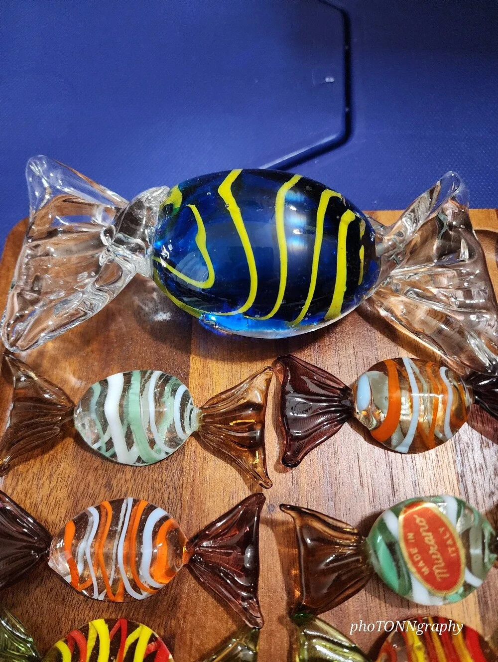 Vintage Authentic Murano Art Glass Candy Decorations